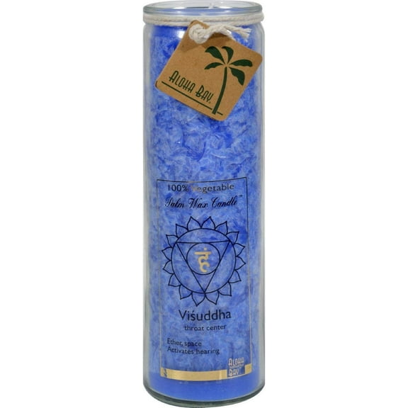 Aloha Bay Chakra Jar Candle, Blue