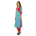 thumbnail image 4 of Phagun Bollywood Indian Designer Kurta Women Ethnic Kurti Cotton Tunic Dress, 4 of 5