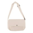 thumbnail image 2 of Bolsa de mensajero Bolsa de hombro de lona Bolsa de asas Maletines de negocios informales blanco Yuyangstore Bolso de las mujeres, 2 of 8
