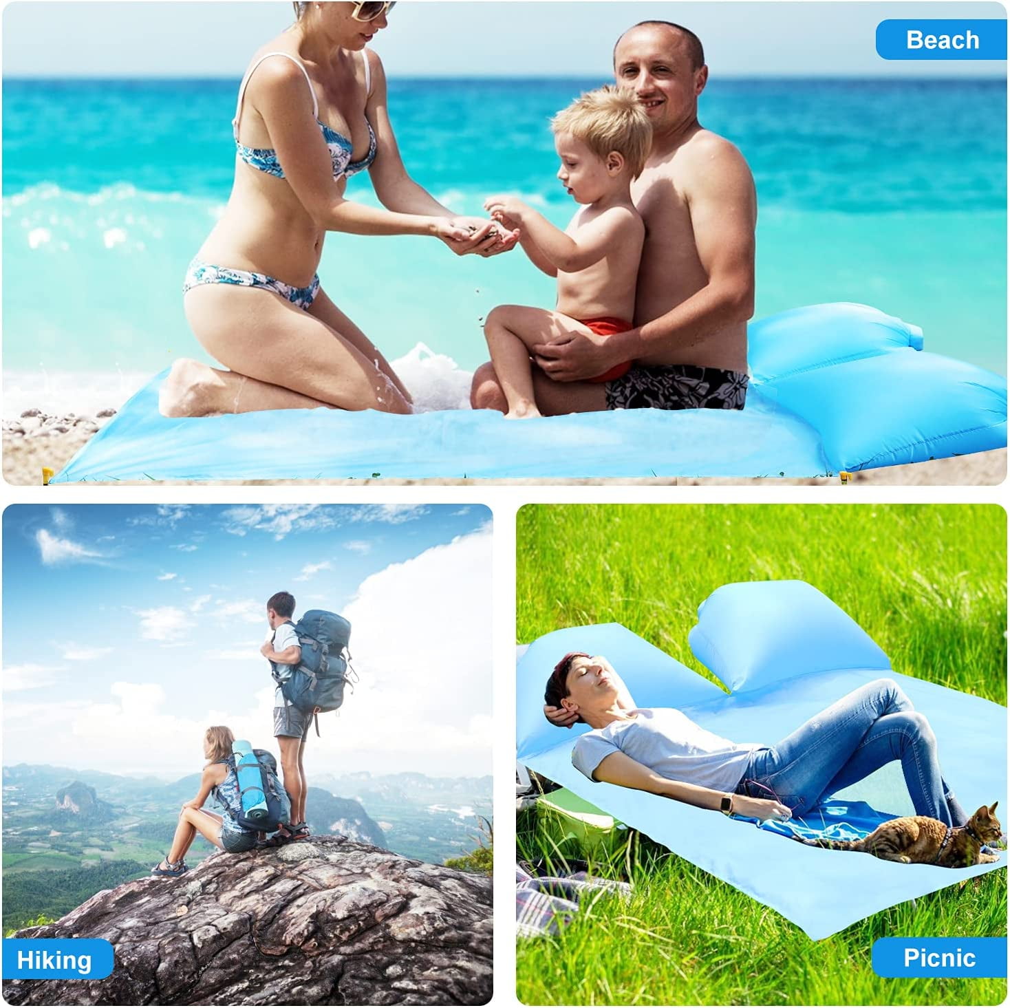 Inflatable deals beach mat