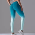 thumbnail image 2 of lcziwo Workout Leggings for Women Gym Butt Lifting High Waisted Yoga Pants 2025 Fashion Gradient Print Tummy Control Running Tights Light Blue M, Sales of The Day Clearance Prime, 2 of 7