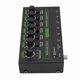 thumbnail image 1 of Mezclador de Audio, Interfaz Estéreo de 6.35 mm Mezclador de Línea Estéreo Sonido Control Envolente de Volumen Teclados de Concha de Hierro Mezclador Con Luces Rgb, 1 of 7
