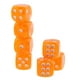 thumbnail image 5 of Juego de 100 dados de colores translúcidos, dados de 6 caras para juego o aprendizaje de matemáticas, naranja Zulema D6 Dice Board Game, 5 of 7