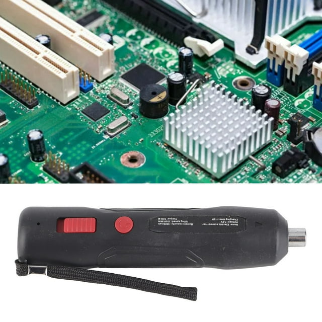 Ensemble de Tournevis Électriques, Tournevis Sans Fil Rechargeables pour Meubles Électriques, Outil de Tournevis Électriques Rechargeables avec Divers Embouts pour Réparation