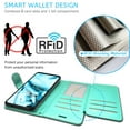 thumbnail image 6 of CoverON Oneplus Nord Wallet Case and Screen Protector Tempered Glass, RFID Blocking Leather 6x Card Slot Phone Pouch, Almond Blossom, 6 of 8