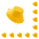 thumbnail image 1 of Minnieouse M Estilo al aire libre esencial elegante sombrero de cubo para protección solar gorras fáciles de usar protección elegante amarillo amarillo brillante 10Conjunto, 1 of 6