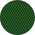 thumbnail image 1 of Ahgly Company Machine Washable Indoor Round Transitional Green Area Rugs, 7' Round, 1 of 7