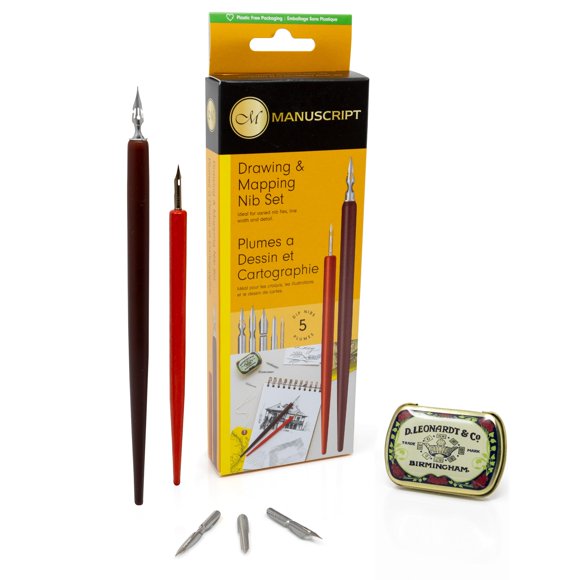 Set de pluma estilográfica MANUSCRIPT Leonardt para dibujo y cartografía