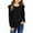 Black, variant on Byoo Big Girls Solid Sweatshirt Round Neck Long Sleeve Blouse Shirt with Lettuce Trim Fall Clothes for Kids