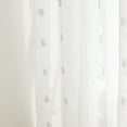 thumbnail image 6 of Lapalife Pompom White Sheer Curtains 96 inches Long, Boho Rod Pocket Voile Sheer Curtain for Living room Bedroom, 1 Panel, 6 of 9