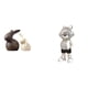 thumbnail image 1 of Estatua de cerámica,Juego de estatuas de cerámica para decoración de mesa de oficina en casa,Figuras para TV,decoración,bodas,manualidades,regalos,Figura de escritorio,Estante con estatua, 1 of 8