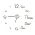 thumbnail image 1 of Pluokvzr Large Wall Clock Modern Design 3D Wall Sticker Clock Silent Home Decor Living Room Quartz Horloge, 1 of 11