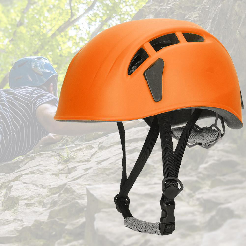 Details about   Outdoor Sport Helmet Adjustable Rock Climbing Head Protection Helmets orange 