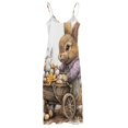 thumbnail image 5 of Easter Bunnies Rabbits Fine Art Sleeveless Dress Summer Dress Woman 2025, 5 of 7