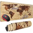 thumbnail image 1 of Large Mouse Pad XXL, World Map Gaming Mouse Pad, Big Desk Mat with Stitched Edges Mousepad for Gaming Keyboard Computer Laptop Office, 31.5'''' X 12'''', 1 of 5