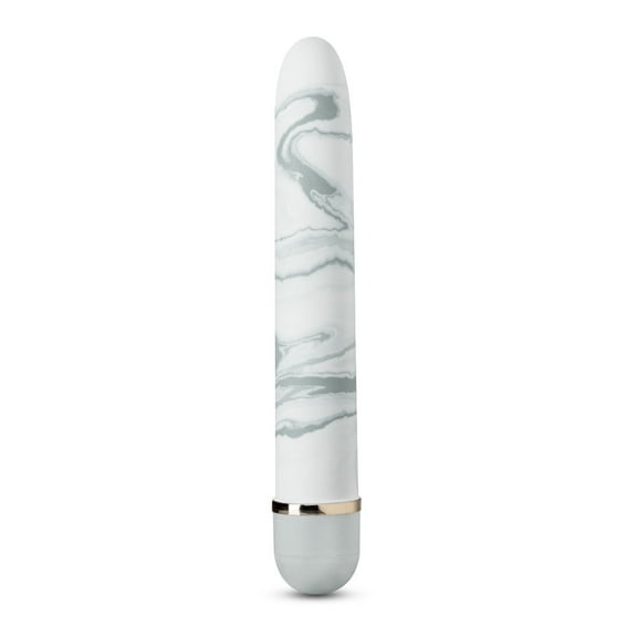 Eden White Slim Vibrator with Multi-Speed Twist Control, Splashproof ABS Material, 7 Inch