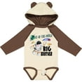 thumbnail image 3 of Inktastic Out of this World Big Brother Astronaut in Space Boys Long Sleeve Baby Bodysuit, 3 of 5