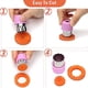 thumbnail image 3 of Juego de cortadores de verduras en forma de mini moldes para galletas y sellos de frutas, 3 of 5