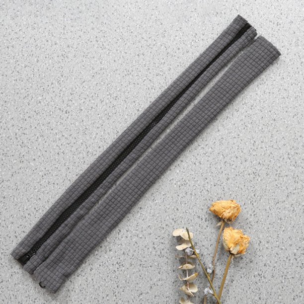 Jacquard Silla Computadora Reposabrazos Cubiertas Cubiertas Protectores Anti-Polvo Proteger Cubierta Universal Decoración Cremallera Sillón Sillón Cub gris BLESIY Fundas para apoyabrazos