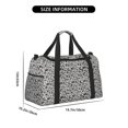 thumbnail image 3 of Balery Wild Animal Leopard Print Bolsa de Gimnasio para Mujeres, Bolsa de Viaje con Bolsillo Húmedo, Bolsa de Fin de Semana para Mujeres, Bolsa de Viaje Resistente al Agua, 3 of 7