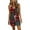 Wine, variant on IROINNID Women's Sheath Dress Independence Day Printed Sleeveless Camis Mini Dress V-Neck Empire Waist Dress