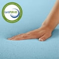 thumbnail image 4 of Continental Sleep, 2" Gel Memory Foam Mattress Topper CertiPUR-US, Queen, Blue, 4 of 7