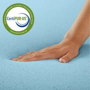 Continental Sleep 2 Gel Memory Foam Mattress Topper, Twin