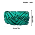 thumbnail image 3 of DIY Metallic Shiny Yarn Bag Kit Thick Soft Strip Yarn For Handmade Crochet Bag Knitting Material Supplies For Art Personalized Bag Making And DIY Decoration, 3 of 9