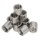 thumbnail image 1 of Tuerca de conector redonda, 10 piezas Tuerca de acoplamiento de acero inoxidable con conector redondo Tuerca de acoplamiento redonda Estética elegante, 1 of 8