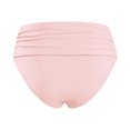 thumbnail image 4 of MNCEKFOD Swim Bottoms for Women Summer Solid Color Waist Length Pleated Beach Double Layered Triangle Swim Trunks Light Pink M, 4 of 5