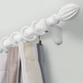 thumbnail image 3 of Lumi Mix and Match Wood Bullet Finials in White for 1-3/8 in. dia. wood rod pole (2-Pack), 3 of 3