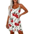 thumbnail image 3 of PRETTYGARDEN Women's Summer Dresses Casual Print Spaghetti Strap Sleeveless Sundress Beach Vacation Cover Ups, 3 of 9