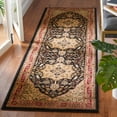 thumbnail image 2 of SAFAVIEH Lyndhurst Miranda Floral Runner Rug, Black/Red, 2'3" x 8', 2 of 8