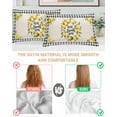 thumbnail image 4 of Hokiten Pillow Cases Queen Size Set of 2, Couch Pillow Covers, Yellow Lemon Satin Pillowcases with Zipper for Hair/Skin, Pillow Protector Cover, Farmhouse Black White Buffalo Plaid 20x30 Inches, 4 of 6