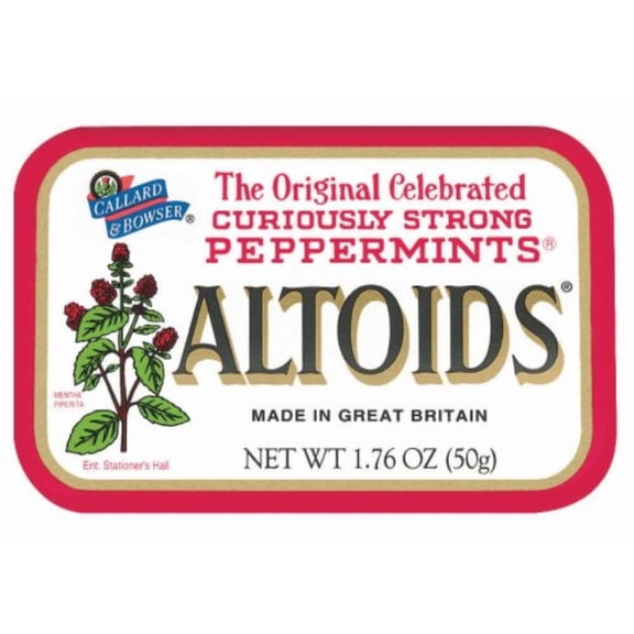 Altoids peppermint mints box of 12, 1.7 oz