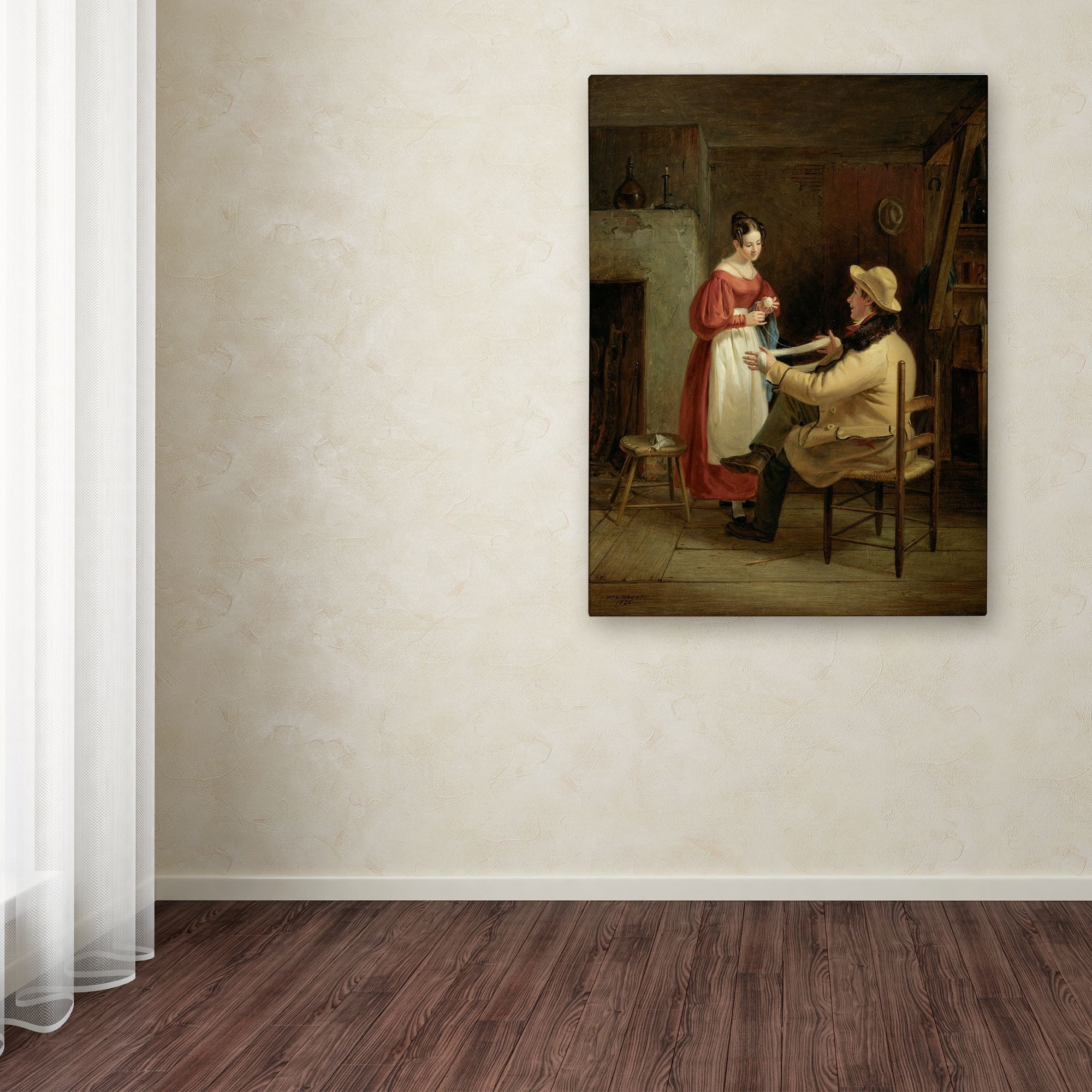 Trademark Fine Art 'Winding Up' Canvas Art by William Sidney Mount