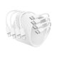 thumbnail image 1 of HAYAN iPhone Charger 5 Pack 10 ft USB Lightning Cable Apple Mfi Certified Cable Fast Charging Cord Nylon Braided Compatible with iPhone 14 13 12 11 XS XR X Pro Max 8 7 6 6S 6 Plus Mini 5S SE Plus iPad, 1 of 1