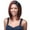 1 - JET BLACK, variant on Bobbi Boss Melaine Synthetic Glueless Lace Wig MLF700 Lace Wigs / Color: 1 - JET BLACK