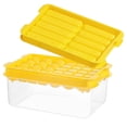 thumbnail image 2 of VBODN Ice Trays for Freezer,Ice Cube Tray with Lid and Bin,Double Layer Ice Household Food Grade PP Ice Box,Refrigerator Ice Ball with Cover,,Circular,and Three Different Shapes Of Ice Block Molds, 2 of 4
