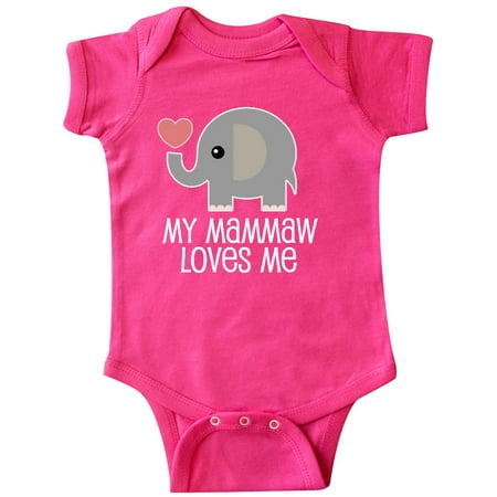 

Inktastic My Mammaw Loves Me Grandchild Gift Gift Baby Boy or Baby Girl Bodysuit