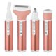 thumbnail image 1 of (champagne pink) Rasoir Lectrique 4 En 1 Pour Femme Pilateur Lectrique Sans Fil Recargable Usb Pour Pilation Du Visage Et Du Corps, Sourcils, Ai, 1 of 5