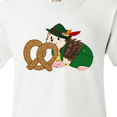 thumbnail image 4 of Inktastic Cute Hedgehog with Pretzel Youth T-Shirt, 4 of 5