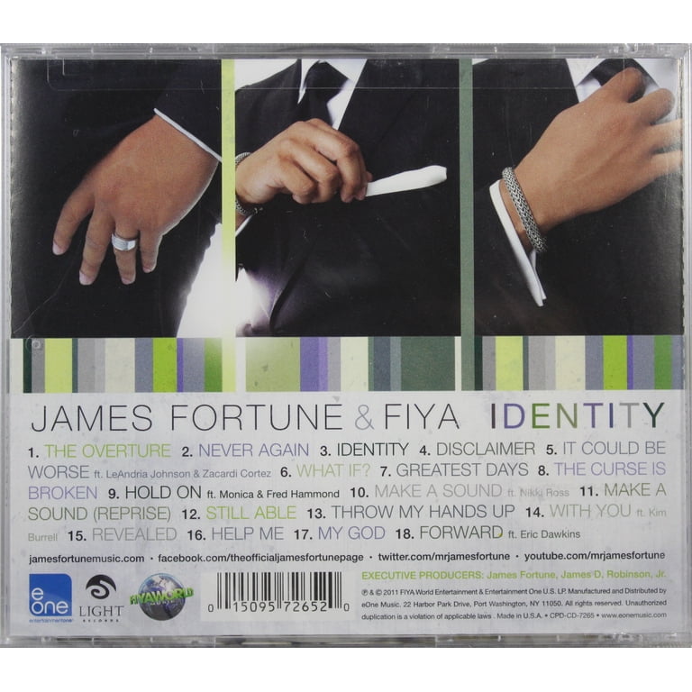 James Fortune - Identity - Music & Performance - CD - Walmart.com