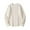 #098-Beige, variant on Men's Sweater 90s Vintage Cable Knit Long Sleeve Heavy Crewneck Pullover