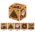 thumbnail image 2 of 3D Christmas Pearl Diamond Wooden House Art Kit for Adults, DIY Handmade Four-Sided Holiday Ornaments, Pearl Bead Details, Xmas Tree Tabletop & Hanging Decorations Home Crafts Gift, 2 of 8