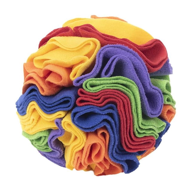 Pet Snuffle Ball, Snuffle Ball for Dogs, Puzzle Sniffing Interactive Dog Ball Colorful Dog Snuff Ball Toy for Small Dogs&Breed Encourage Natural Foraging, Smell Training, Anxiety Relief