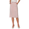 thumbnail image 1 of FALDA LÁPIZ ESTILOSA PARA MUJERES CON CINTURA ALTA Y ESPALDA ABIERTA PARA TRABAJO Y OCASIONES INFORMAL, TALLA 2XL, ROSA, 1 of 5