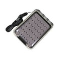 thumbnail image 3 of Almencla Fly Box Freshwater Saltwater Compact Transparent Lid Lightweight Tackle Case Single Sided, 3 of 8