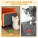 thumbnail image 3 of Almohadilla protectora de muebles para gatos  Alfombrilla de pared duradera para arañazos (78 x 15.7 pulgadas) con respaldo autoadhesivo, para sofá, pared, árbol de gato y rascador de gato que escala, 3 of 5
