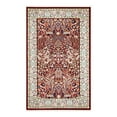 thumbnail image 6 of Unique Loom Narenj Collection Area Rug - Bristol (5' 3" x 8' Rectangle Burgundy/Beige), 6 of 7